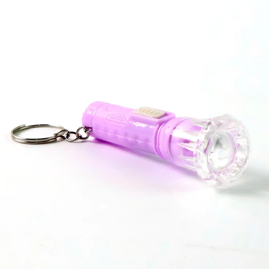 Mini Led Flashlight Keychain Torch (Mix Color 1 Pc) - Zidbik