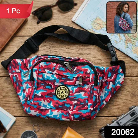Stylish Multi-purpose Waist Bag Cross-body Sling Pouch (1 Pc) - Zidbik