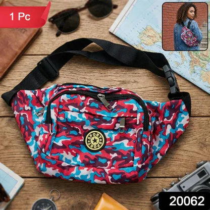 Stylish Multi-purpose Waist Bag Cross-body Sling Pouch (1 Pc) - Zidbik