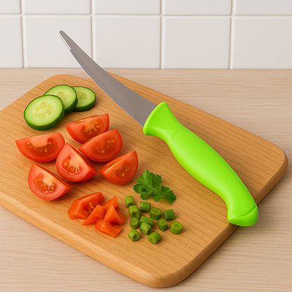 Premium Quality Multipurpose Kitchen Knife With Soft Ergonomic Handle (1 Pc) - Zidbik