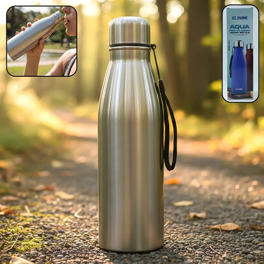 1000 Ml Stainless-steel Water Bottle (1 Pc) - Zidbik
