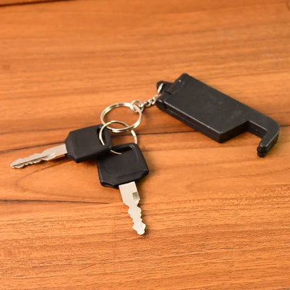 2 In 1 Plastic Keychain With Mobile Stand Phone Holder (5 Pcs Set Multicolor) - Zidbik