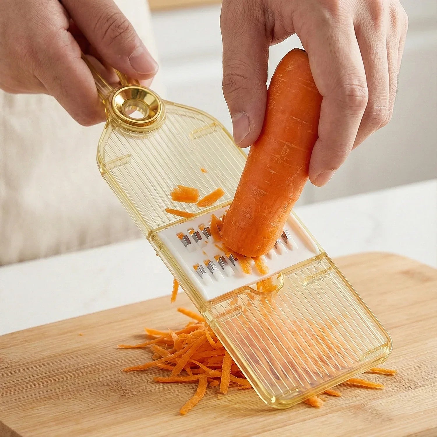 Multifunctional Vegetable Cutter Set With Interchangeable Blades - Zidbik