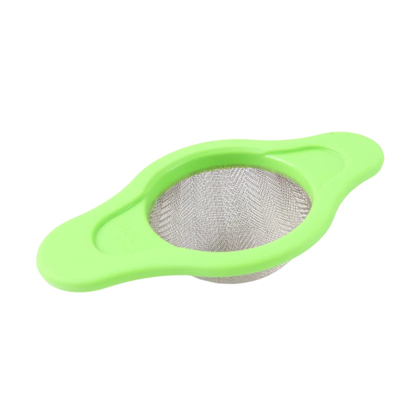Stainless Steel Mesh Strainer With Dual Handle Plastic Frame (1 Pc) - Zidbik