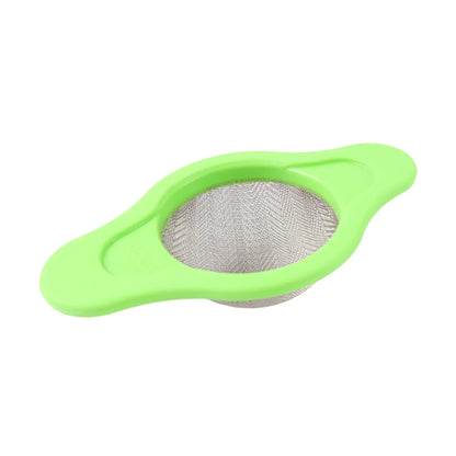 Stainless Steel Mesh Strainer With Dual Handle Plastic Frame (1 Pc) - Zidbik