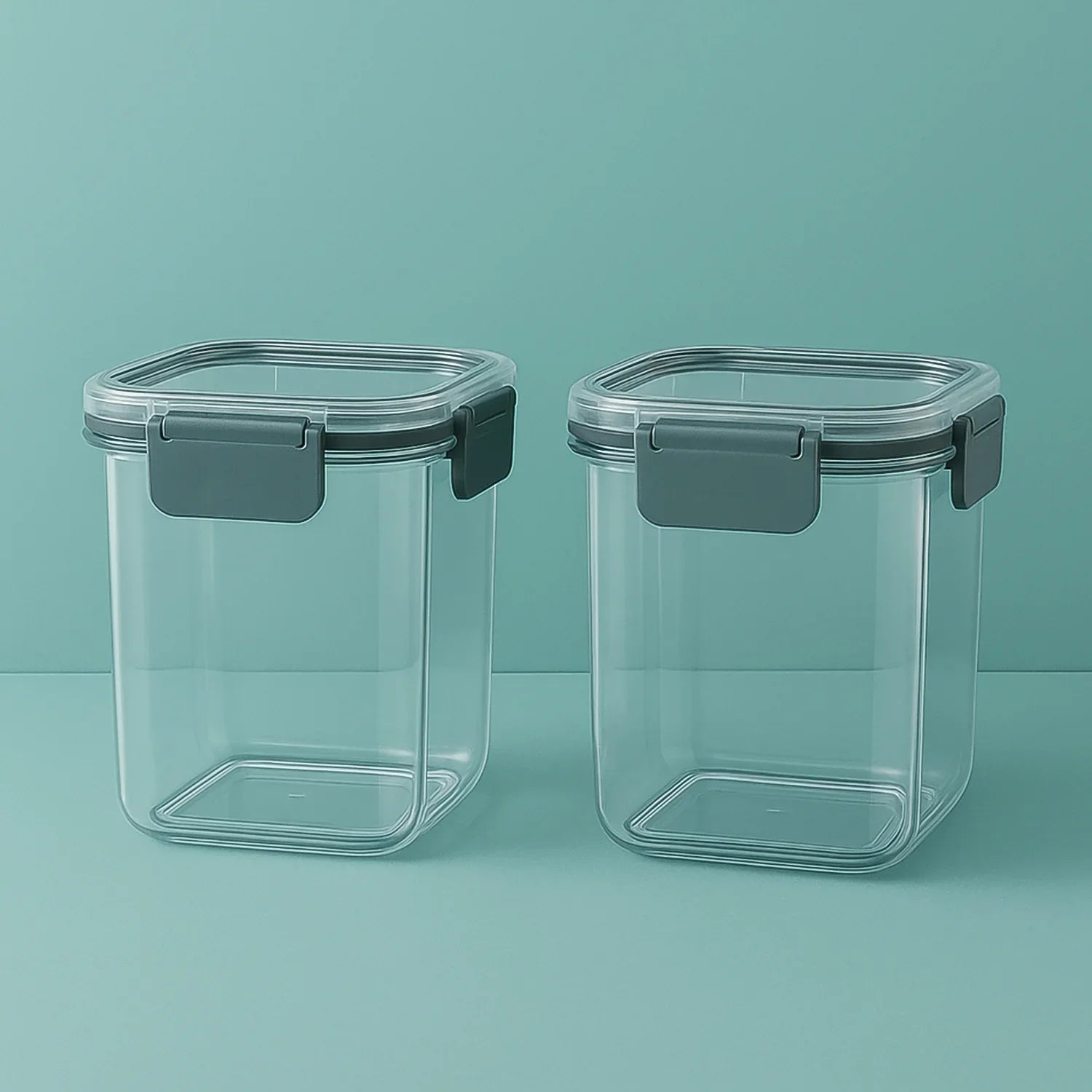 Apex Press N Lock Airtight Food Storage Container Set (2pc900ml) Approx - Zidbik