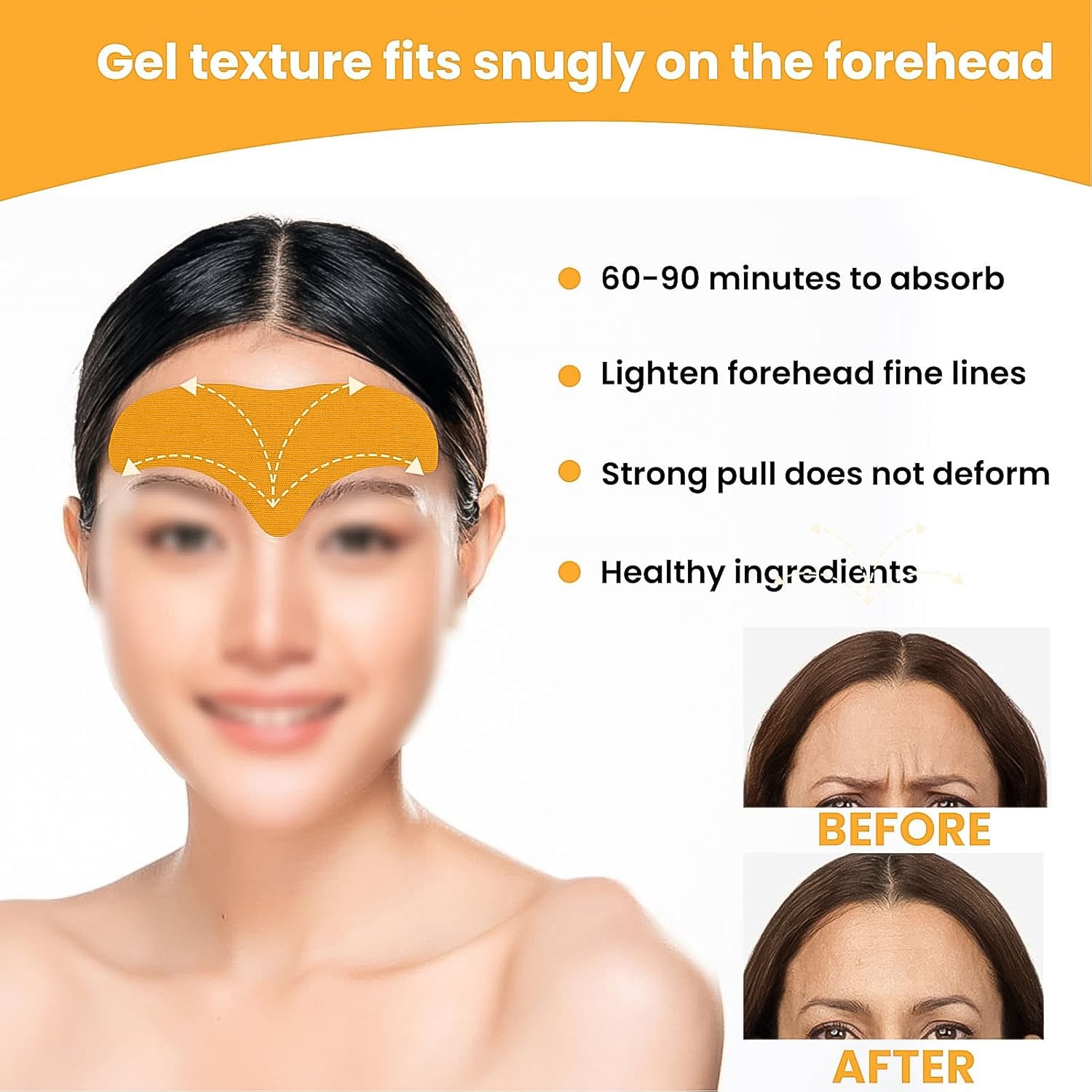Forehead Wrinkle Patches Face Wrinkle Patches (10 Pcs Set) - Zidbik