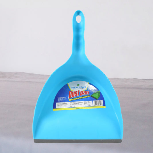 Heavy Plastic Dustpan With Handle (1 Pc) - Zidbik