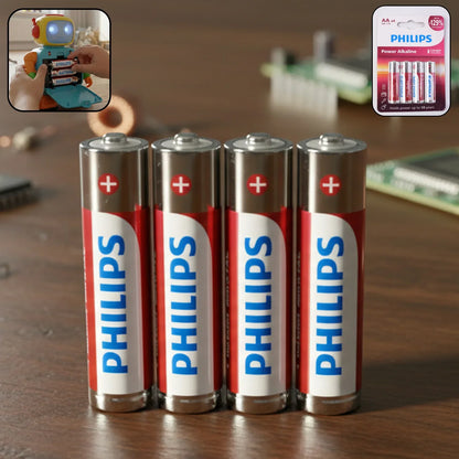Aa Alkaline Batteries 4 Piece Pack - Zidbik