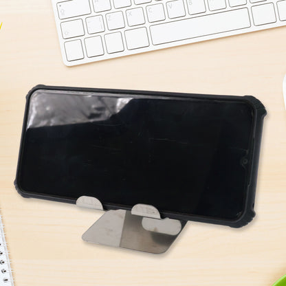 Stainless Steel Universal Mobile  Tablet Stand Holder - (1 Pc) - Zidbik