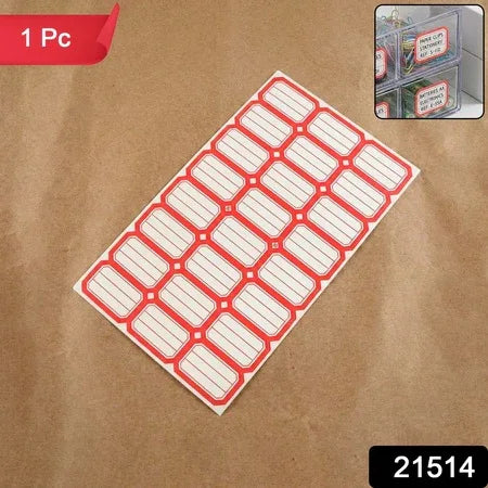 1 Sheets Self-adhesive Label Stickers - Zidbik