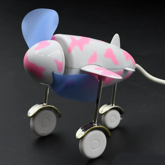 7721 Plane Shape Usb Plane Unique Design Fan Energy Saving Fan For Laptop Computer Desktop Fan - Zidbik