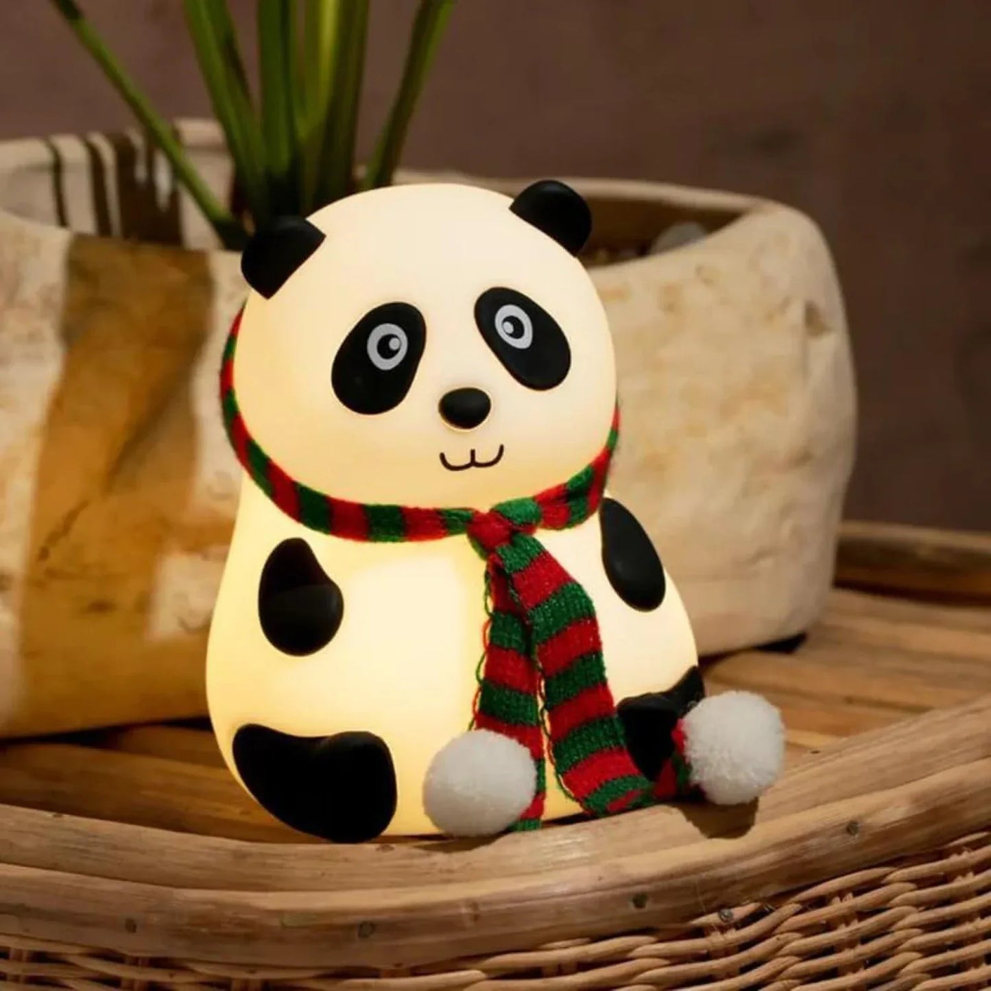Panda 7-color Led Silicone Touch Lamp (1 Pc) - Zidbik