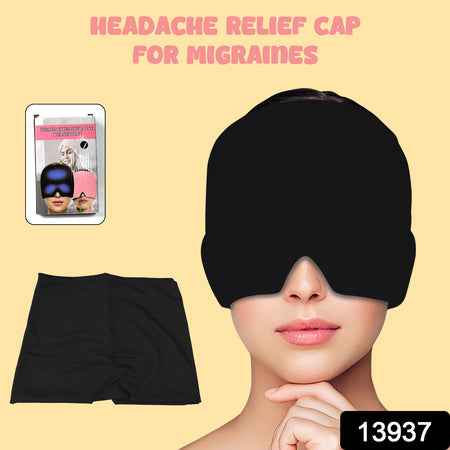 Headache Relief Cap - Migraine Hat (1 Pc Black Color)