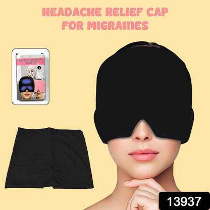 Headache Relief Cap - Migraine Hat (1 Pc Black Color)