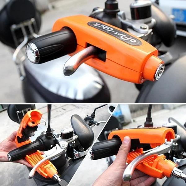 1657 Heavy Duty Bike Brake Lock - Locking System By Holding Handle Bar With Brake Lever - Zidbik