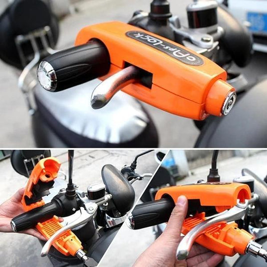 1657 Heavy Duty Bike Brake Lock - Locking System By Holding Handle Bar With Brake Lever - Zidbik