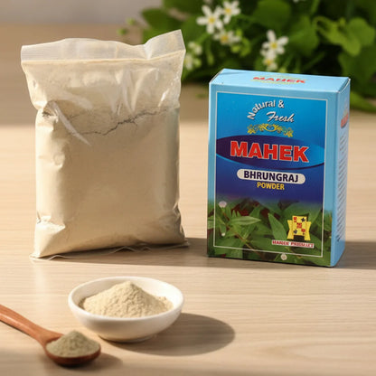 Natural Bhringraj Powder For Traditional Hair Care 80 Gm - Zidbik