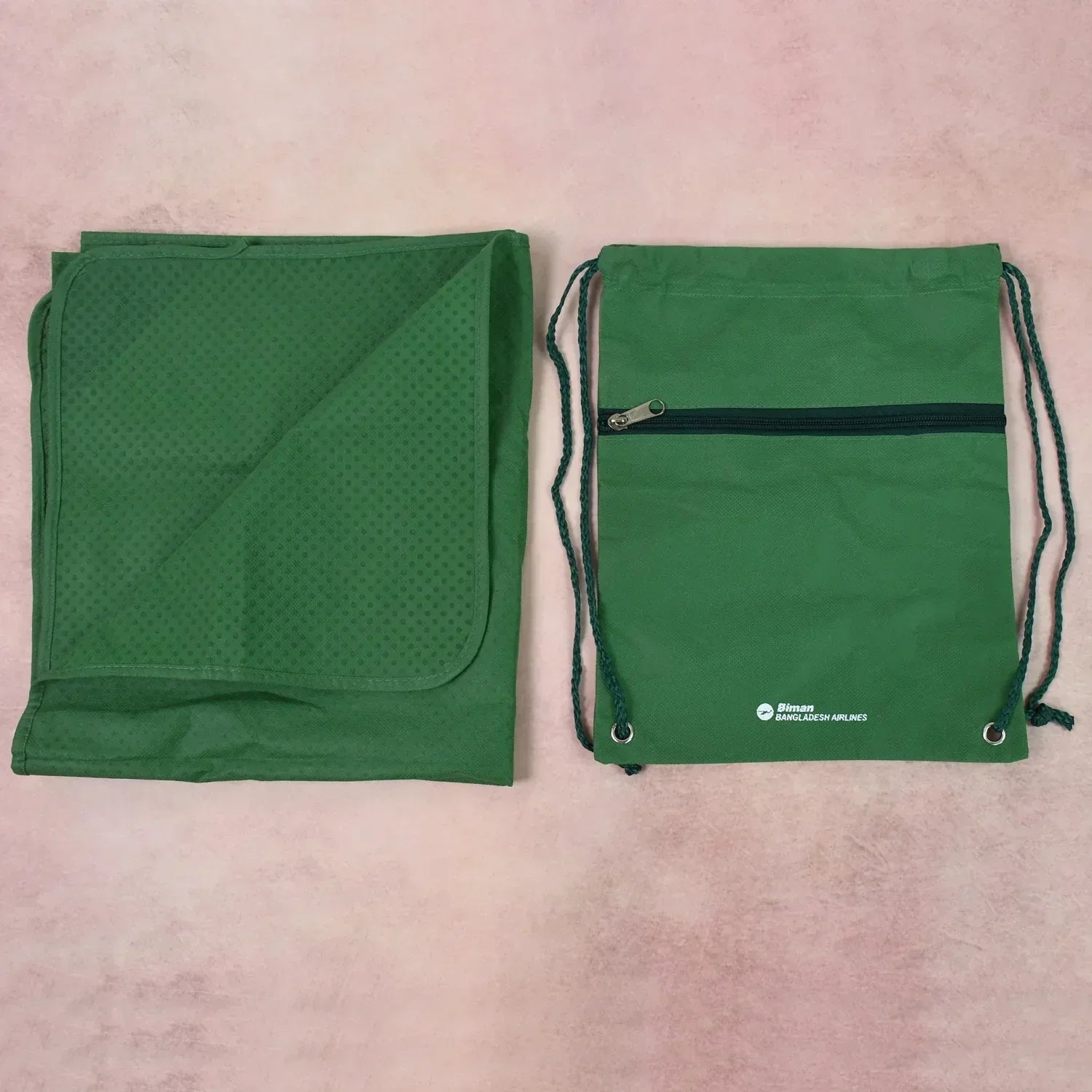 2 In 1 Hajj Kit Bag With Musallah Small Bag (2 Pcs Set) - Zidbik