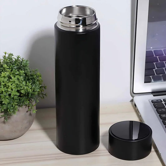 Black Vacuum Insulated Water Bottle (1 Pc 500ml) - Zidbik