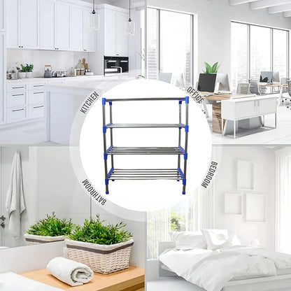 Multipurpose 4-layer Shoe Rack Organizer Set - Zidbik