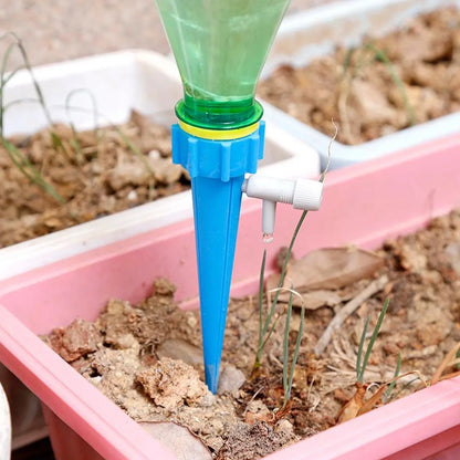 7412 Plant Watering Spikes Self Watering Spikes Water Dripper For Plants Adjustable Plant Watering Devices With Slow Release Control Valve Switch (1pc) - Zidbik