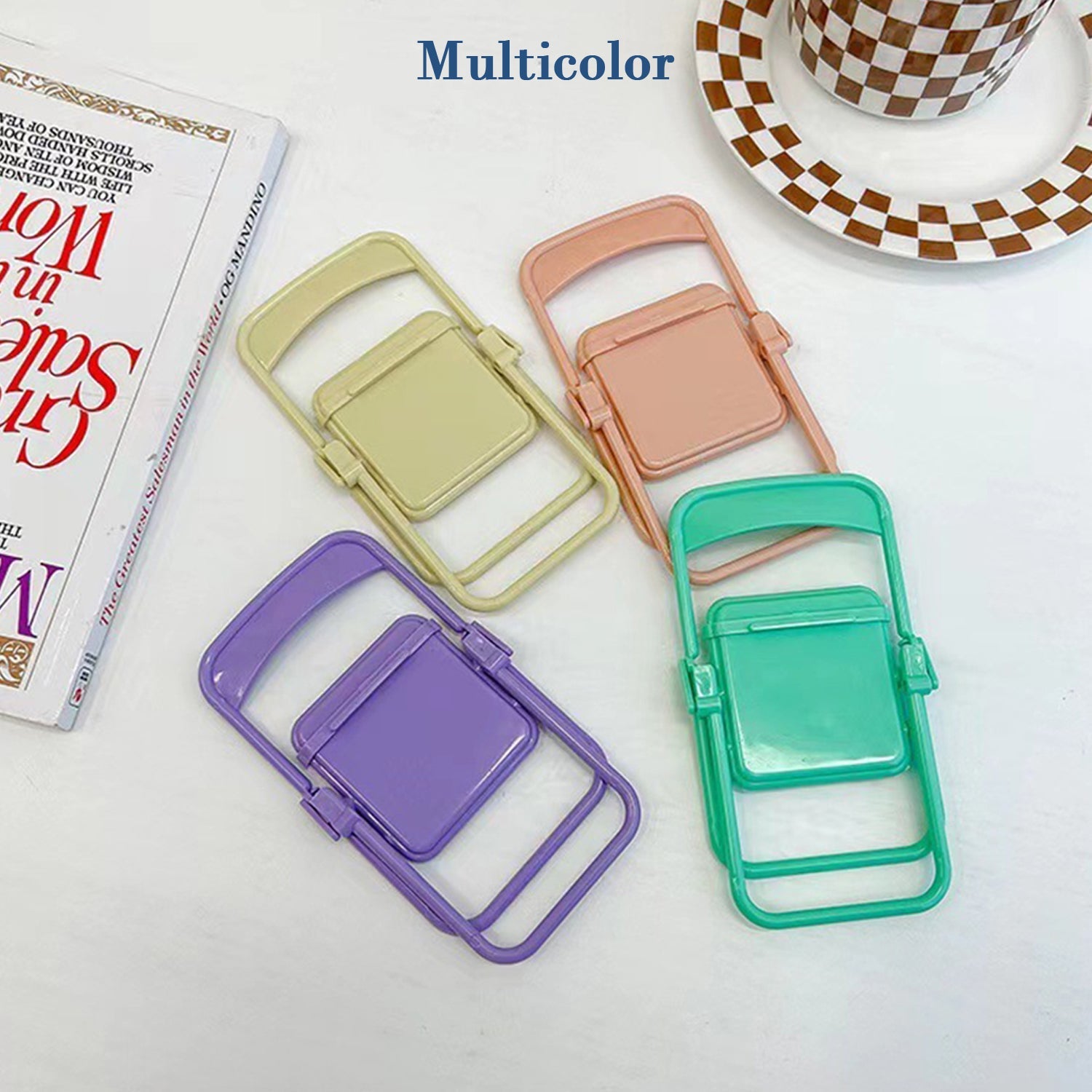 4797 1 Pc Chair Mobile Stand Used In All Kinds Of Household And Official Purposes As A Stand And Holder For Mobiles And Smartphones Etc. - Zidbik