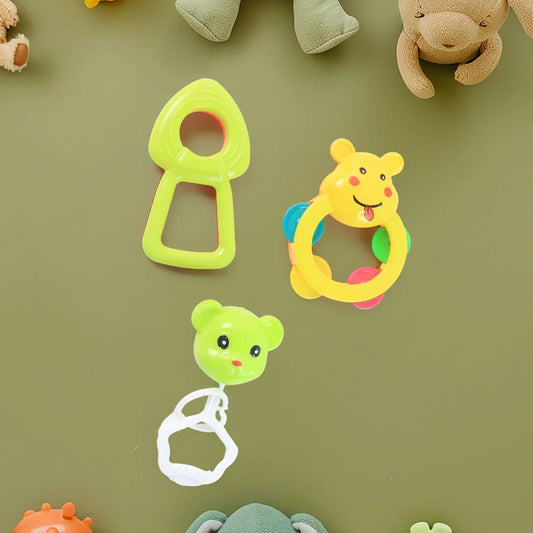 Baby Rattle Toy Collection For Infants 8 Pcs Set - Zidbik