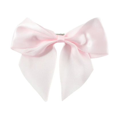 Elegant Satin Hair Bow Clip For Girls Women (1 Pc) - Zidbik