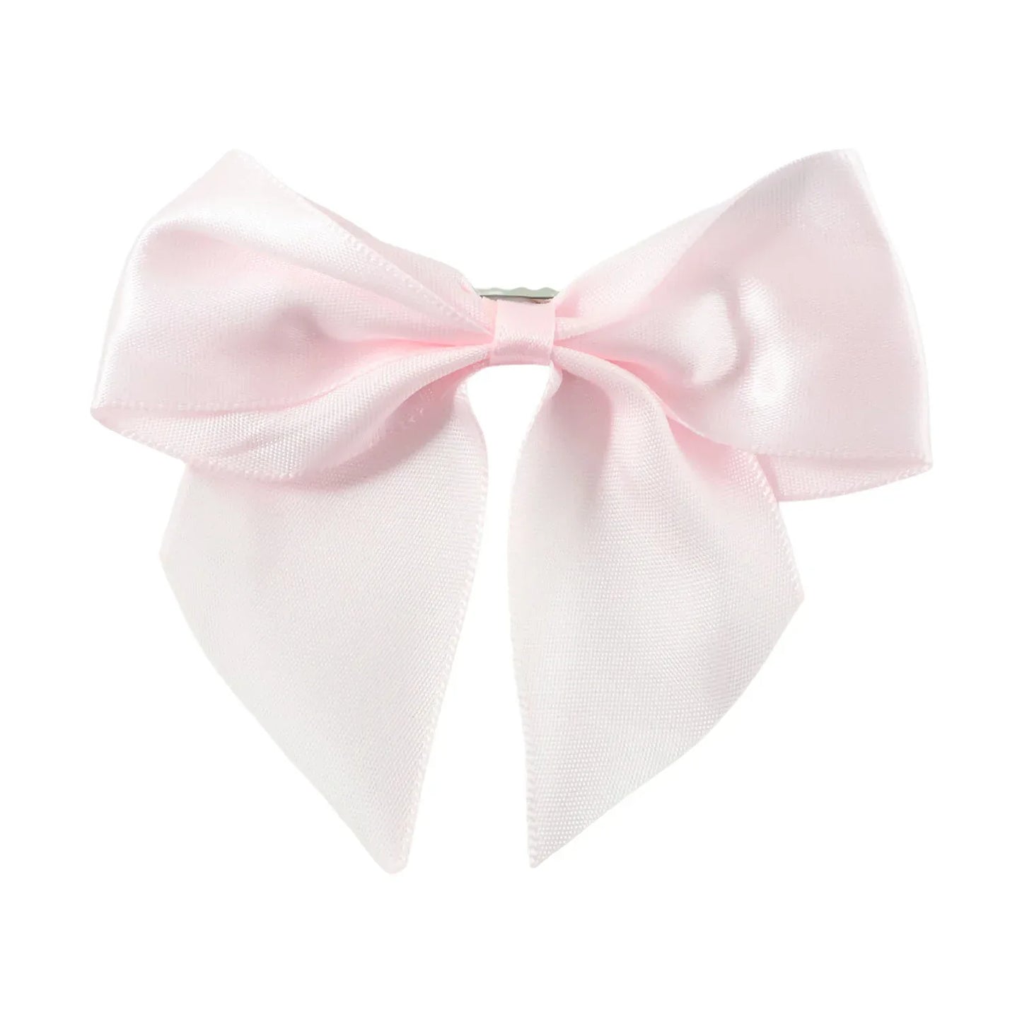 Elegant Satin Hair Bow Clip For Girls Women (1 Pc) - Zidbik