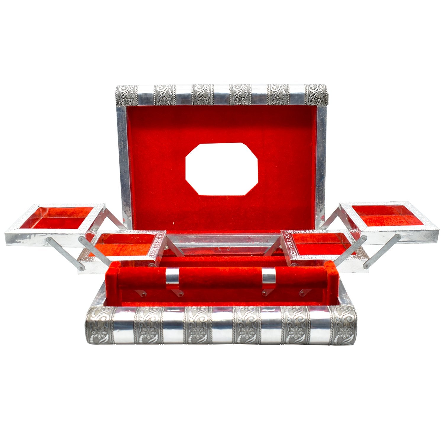 2511 Wooden Jewellery Organizer Multi Purpose Box Bangle Box - Zidbik