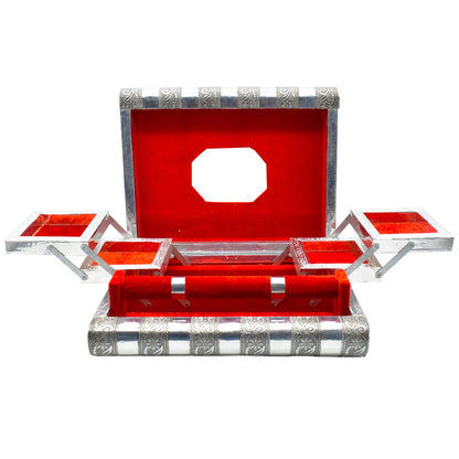 2511 Wooden Jewellery Organizer Multi Purpose Box Bangle Box - Zidbik