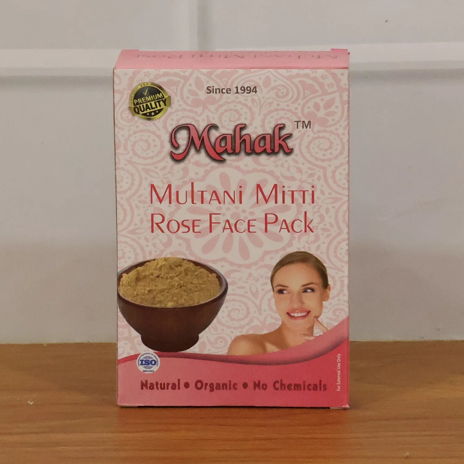 Herbal Multani Mitti Rose Based Face Pack 80 Gm - Zidbik