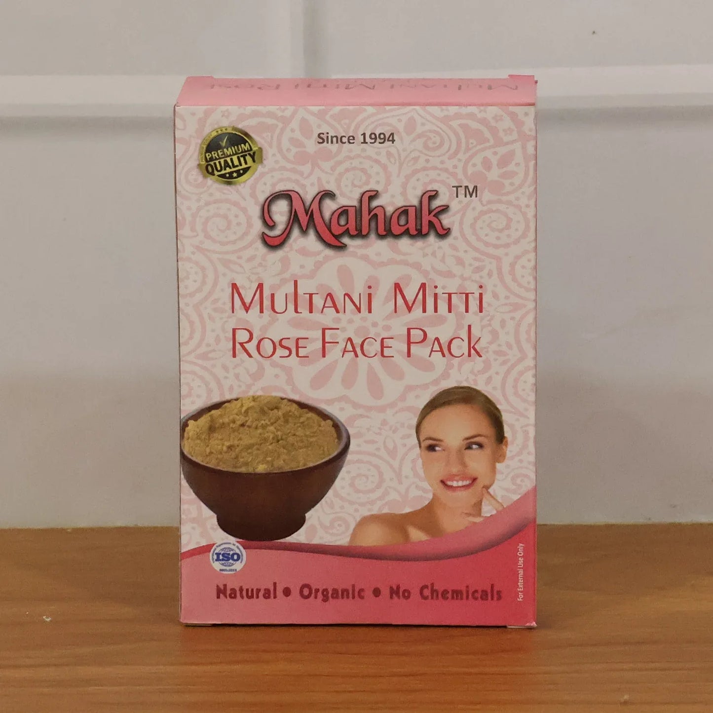 Herbal Multani Mitti Rose Based Face Pack 80 Gm - Zidbik