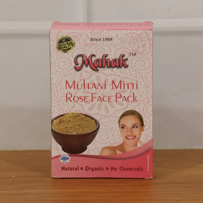 Herbal Multani Mitti Rose Based Face Pack 80 Gm - Zidbik