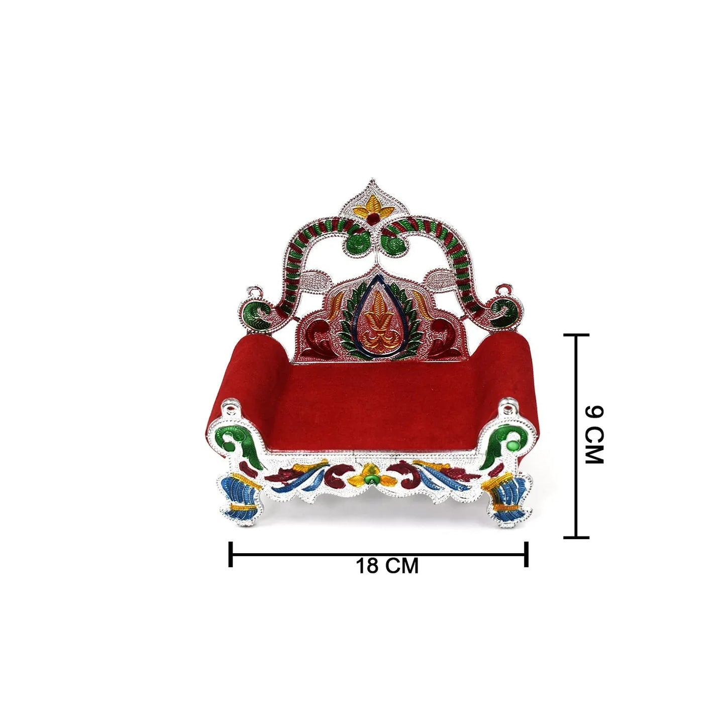 2711 Big Singhasan Bal Gopal Used In All Kinds Of Household And Official Places For Placing Gods Sculpture Over It. - Zidbik