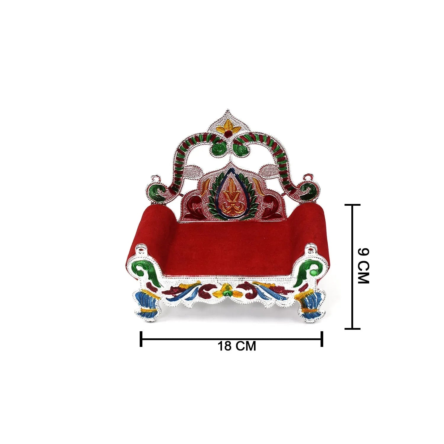 2711 Big Singhasan Bal Gopal Used In All Kinds Of Household And Official Places For Placing Gods Sculpture Over It. - Zidbik
