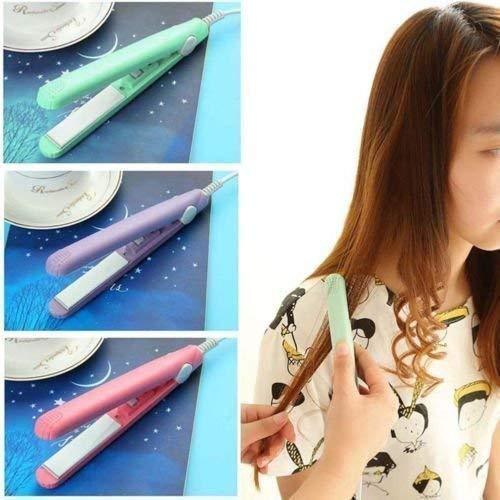1215 Mini Portable Electronic Hair Straightener And Curler - Zidbik