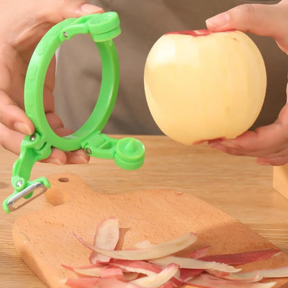 Adjustable Apple Peeler Cutter With Holder Ring - Zidbik
