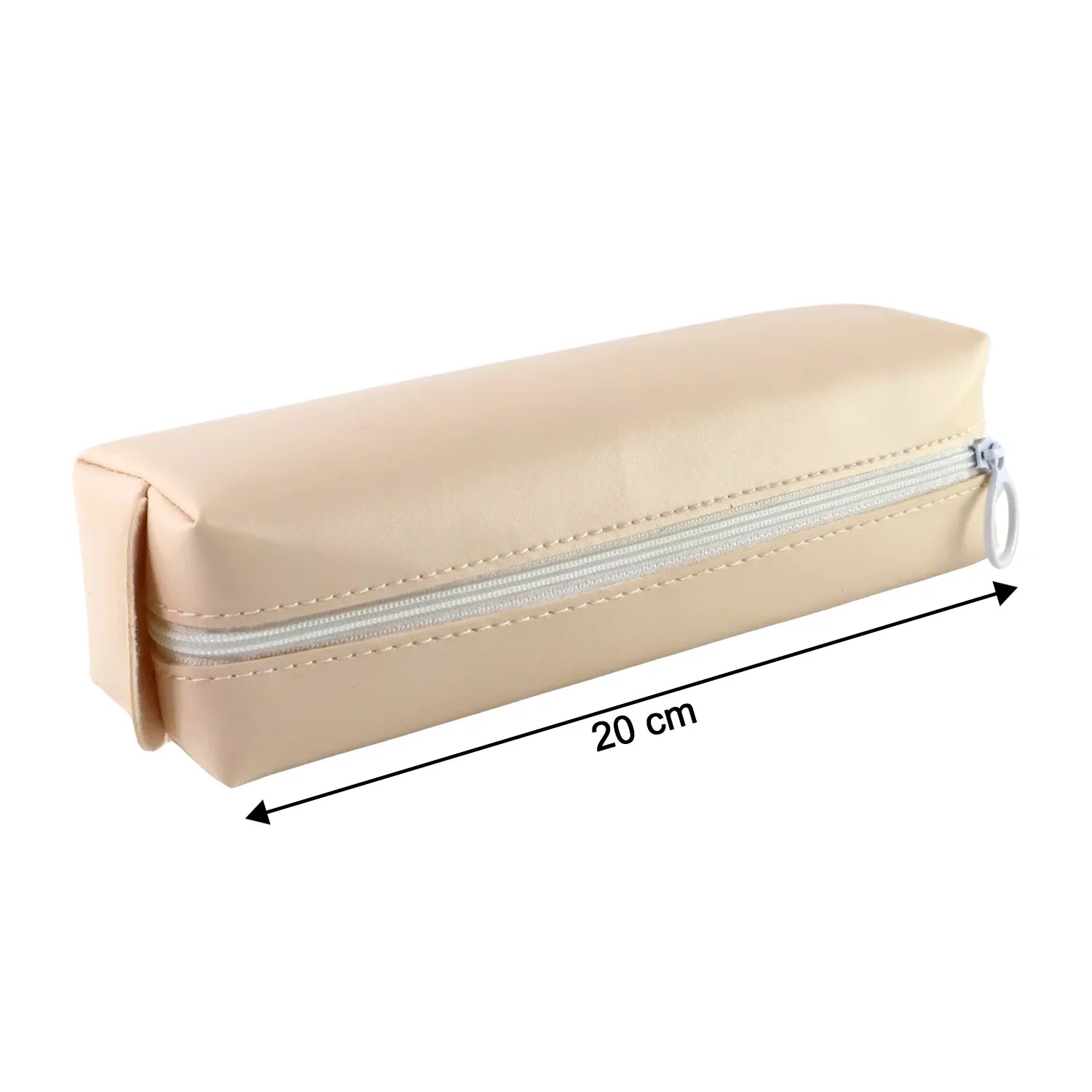Slim Pu Leather Pencil Pouch - (1 Pc) - Zidbik