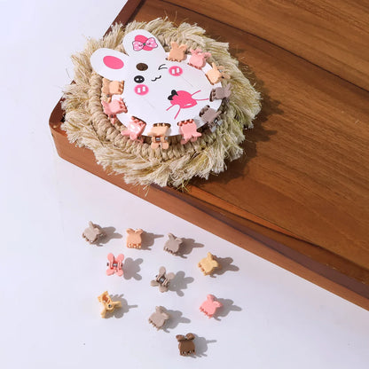 Mini Claw Hair Clips Set For Girls (12 Pkt 1 Set) - Zidbik