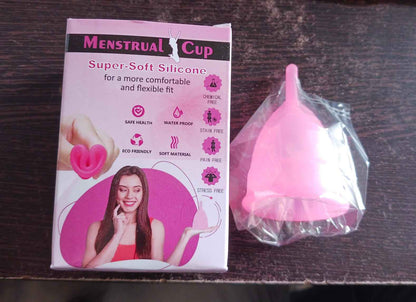 6112b Reusable Menstrual Cup Used By Womens And Girls During The Time Of Their Menstrual Cycle