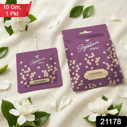 Gardenia Fragrance Hanging Air Freshener Sachet (Mix Fragrance 1 Pc 10g) - Zidbik