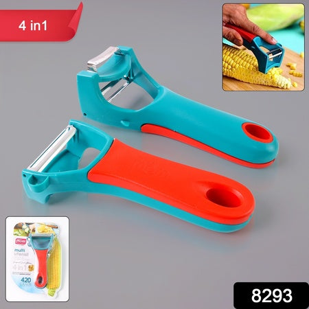 4-in-1 Multi-functional Vegetable  Fruit Peeler (1 Pc) - Zidbik