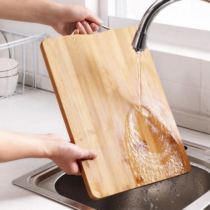 5793 Wooden Chopping Board Big Size Kitchen Chopping Board Household Cutting Board Knife Board Vegetable Cutting And Fruit Multi-purpose Steel Vs Wooden Sticky Board Cutting Board For Kitchen Use - Zidbik