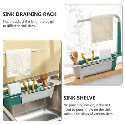 2370 Expandable Kitchen Drying Basket Rack For Kitchen Use (Moq-120) - Zidbik