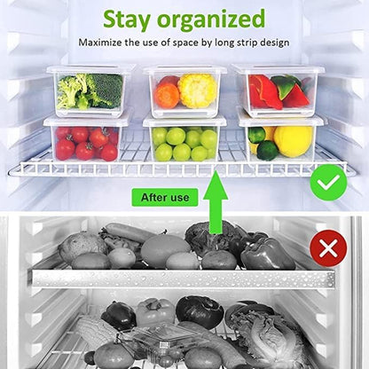 Vegetables  Fruits Freezer Storage Container (Pack Of 6pc 1500ml) - Zidbik