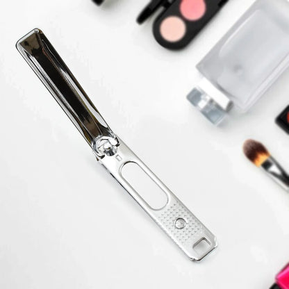 Stainless Steel Folding Portable Large Nail Clippers With Nail File (1 Pc) - Zidbik