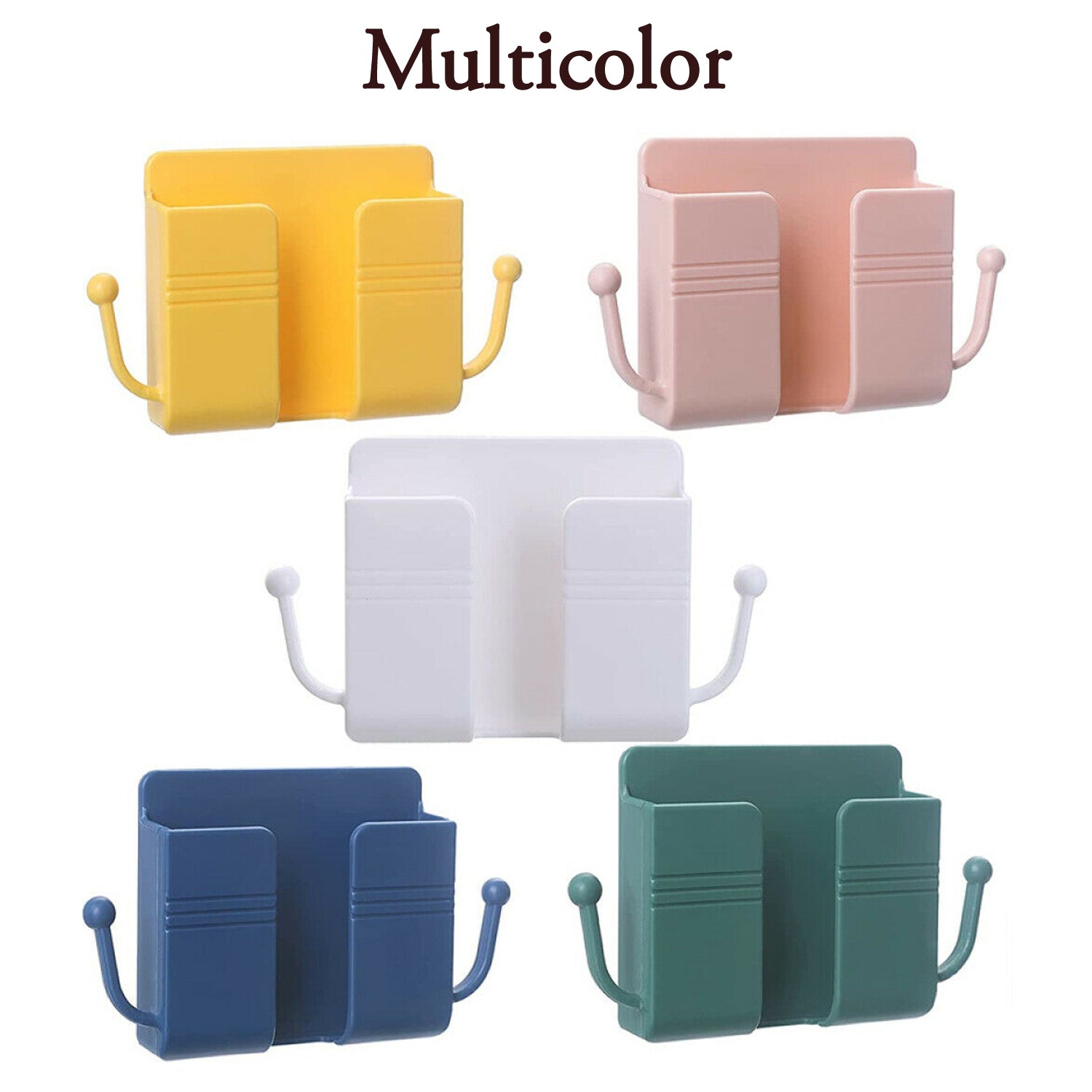 6201 1 Pc Wallmount Mobile Stand With Hook Design Used In All Kinds Of Places Including Household And Many More As A Hanging Support For Cloths And Stuffs Purposes. - Zidbik