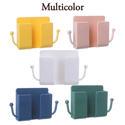 6201 1 Pc Wallmount Mobile Stand With Hook Design Used In All Kinds Of Places Including Household And Many More As A Hanging Support For Cloths And Stuffs Purposes. - Zidbik